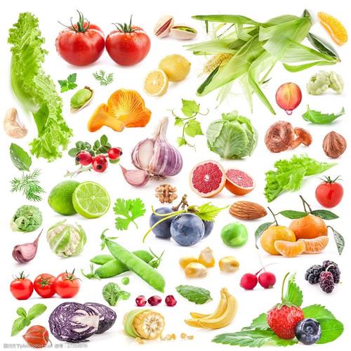 各种蔬菜水果 蔬菜 水果 食物 豌豆 香蕉 其他类别 生活百科 图片素材